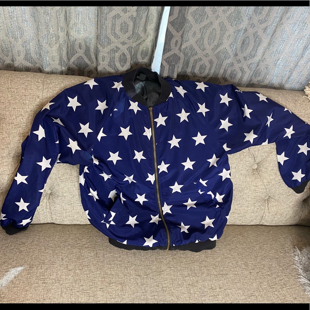 Patriotic track jacket